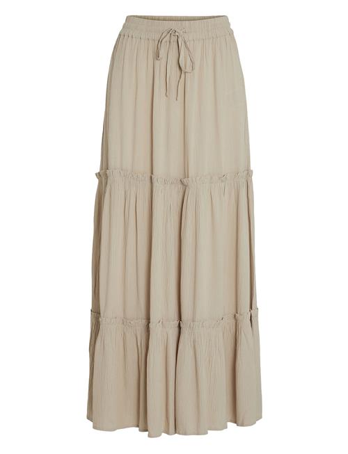 Vimesa Hw Long Skirt/Su/Ft/Ka Vila Beige