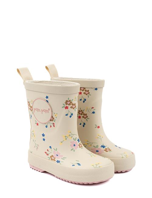 Gumboots Aop Pom Pom Cream