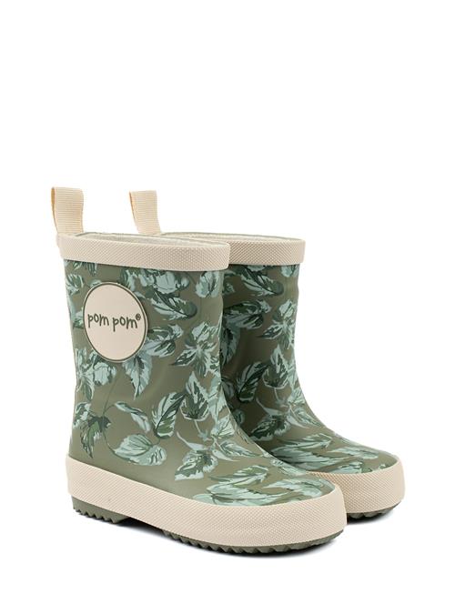 Gumboots Aop Pom Pom Green