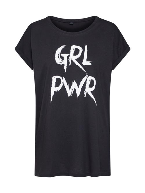 Se Merchcode Shirts 'Grl Pwr'  sort / hvid ved About You