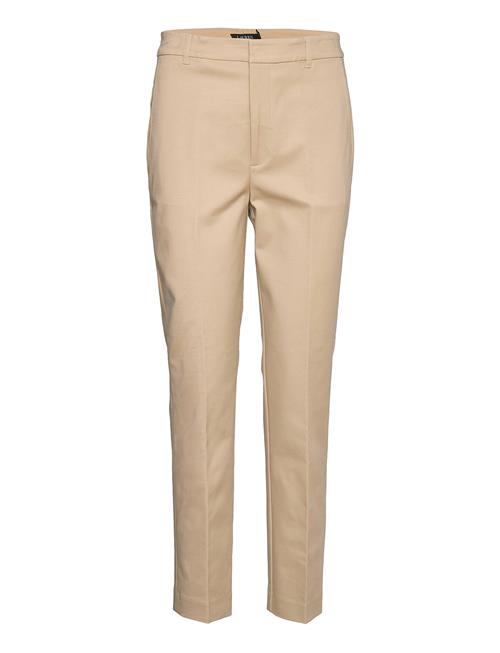 Double-Faced Stretch Cotton Pant Lauren Ralph Lauren Beige