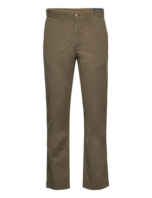 Se Straight Fit Linen-Cotton Pant Polo Ralph Lauren Khaki ved Booztlet