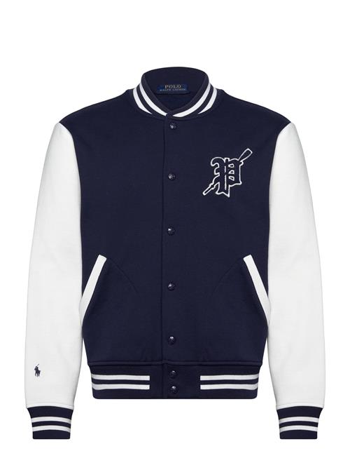 Fleece Baseball Jacket Polo Ralph Lauren Blue