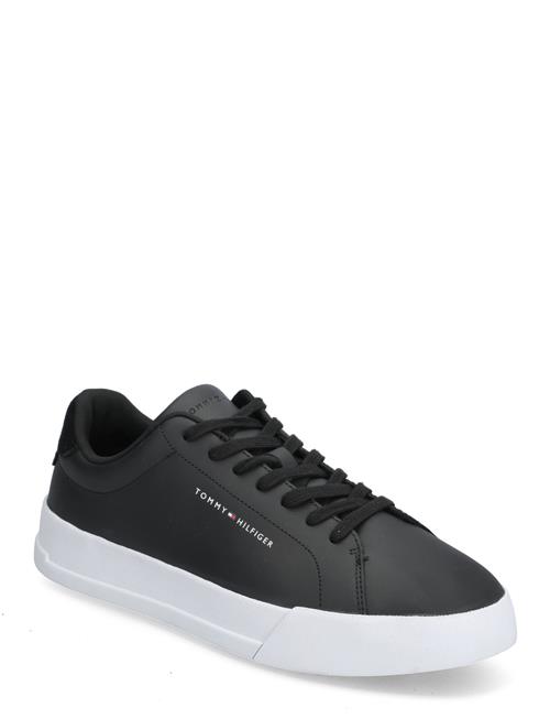 Se Th Court Leather Tommy Hilfiger Black ved Booztlet