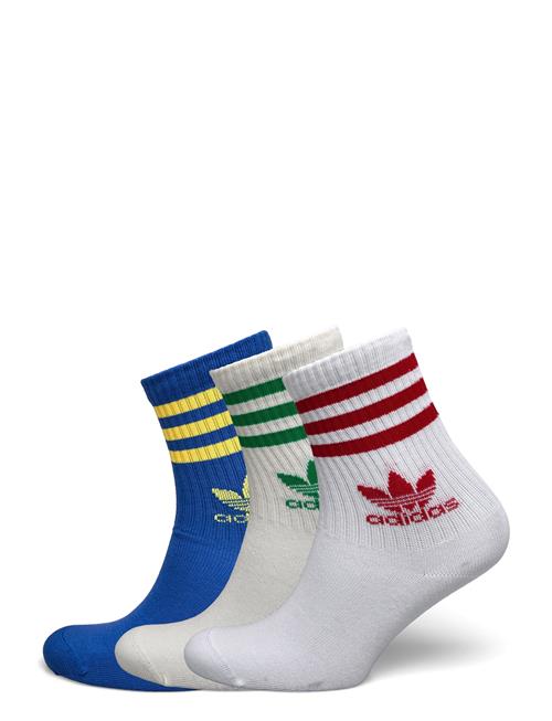 Se 3 Stripes Crew Sock 3 Pair Pack Adidas Originals Patterned ved Booztlet