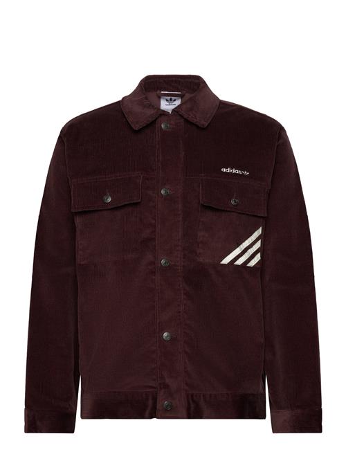 Se Coaches Jacket Adidas Originals Burgundy ved Booztlet