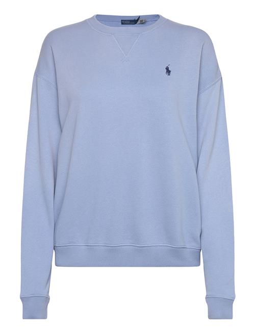 Lightweight Fleece Crewneck Pullover Polo Ralph Lauren Blue