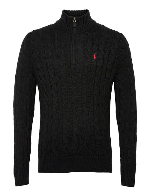 Cable-Knit Cotton Sweater Polo Ralph Lauren Black