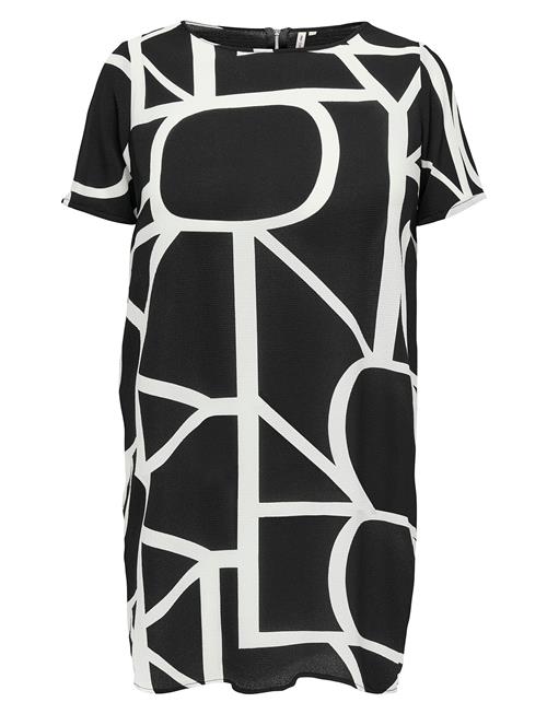 Carlux Ss Tunic Dress Wvn ONLY Carmakoma Black