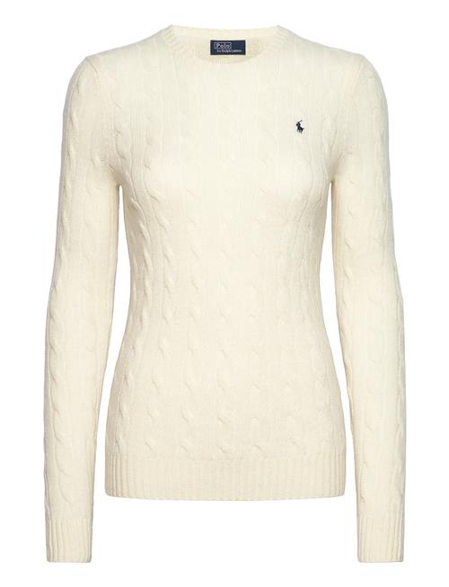 Cable-Knit Wool-Cashmere Sweater Polo Ralph Lauren Cream