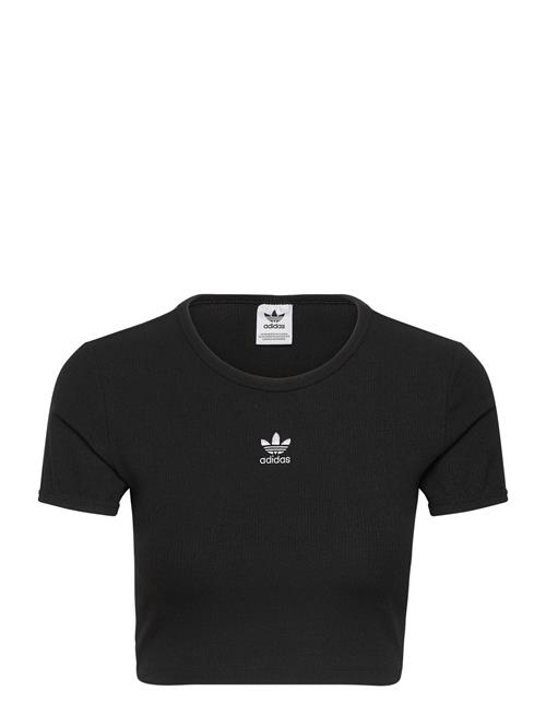 Ess Rib Tee Adidas Originals Black