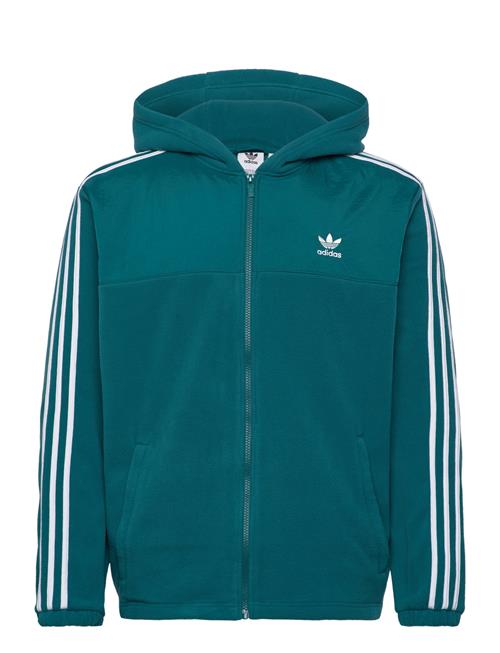 Adidas Adicolor 3Stripes Teddy Fleece Hoodie Adidas Originals Blue