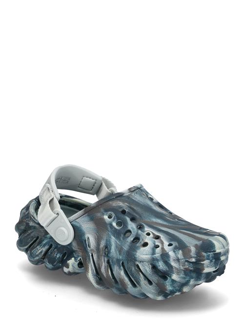 Echo Marbled Clog K Crocs Blue