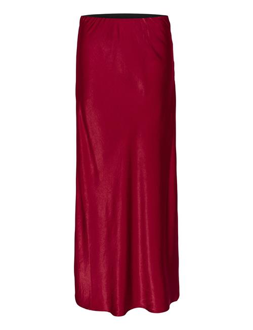 Estellemw Long Skirt My Essential Wardrobe Burgundy