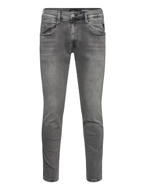 Anbass Trousers Slim Hyperflex Dust Replay Grey