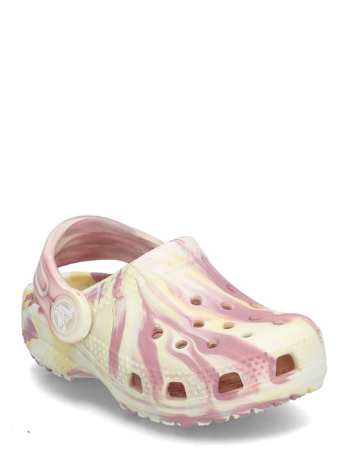 Classic Glow Marbled Clog T Crocs Pink