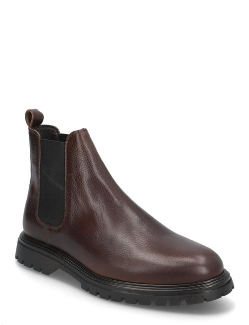 Se Biagil Chelsea Boot Tumbled Leather Bianco Brown ved Booztlet