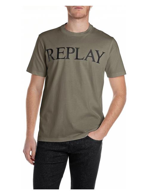 T-Shirt Regular Replay Basics Replay Green