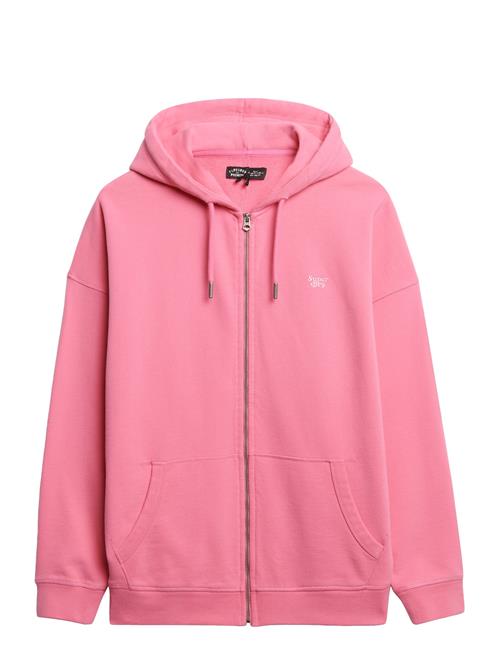 Se Studios Zip Hoodie Superdry Pink ved Booztlet