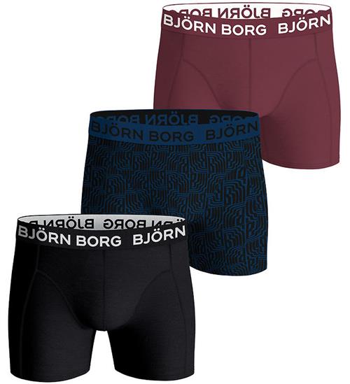 Björn Borg Boxershorts - Multipak - 3-pak - Cotton Stretch