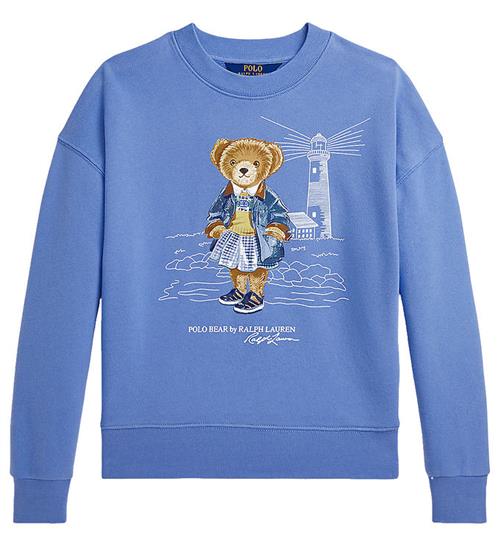 Polo Ralph Lauren Sweatshirt - Blå m. Bamse