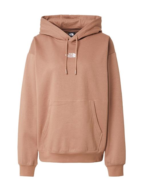 Se THE NORTH FACE Sweatshirt 'ESSENTIAL'  brun / hvid ved About You