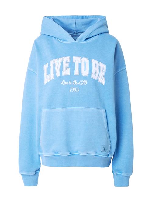 LTB Sweatshirt 'DOKEMA'  lyseblå / hvid