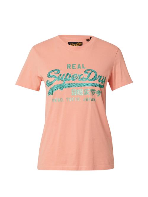 Superdry Shirts  grøn / fersken