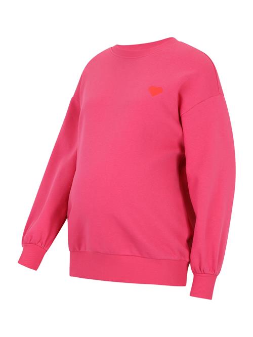 Only Maternity Sweatshirt 'OLMDITTE'  magenta / rød