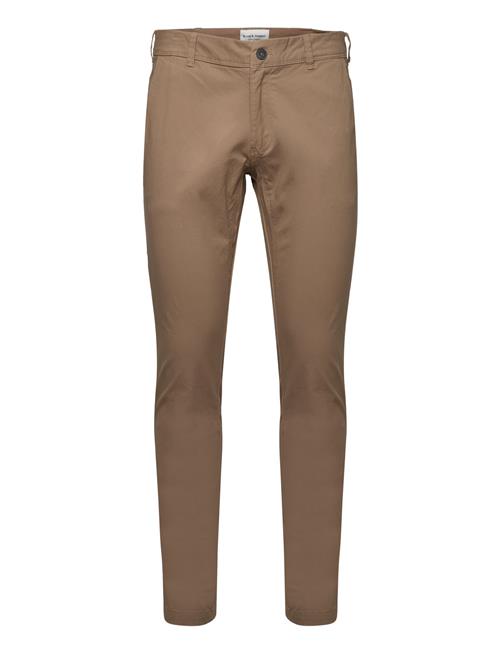 Se Bs Arrow Slim Fit Chinos Bruun & Stengade Brown ved Booztlet