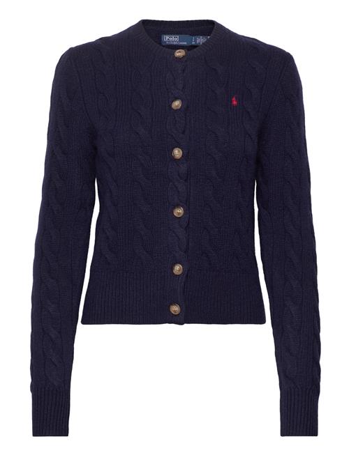 Cable-Knit Wool-Cashmere Cardigan Polo Ralph Lauren Navy