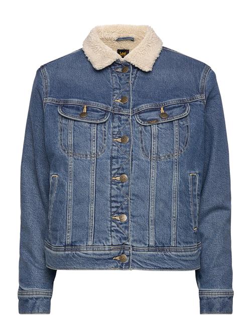 Sherpa Rider Jkt Lee Jeans Blue