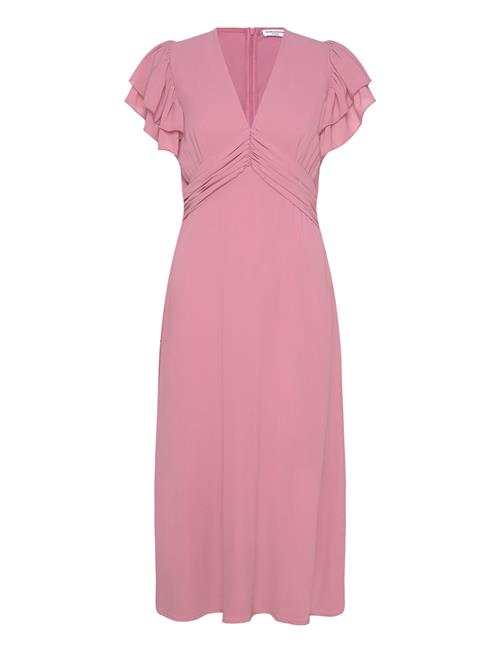 Vallie Midi Dress Bubbleroom Pink