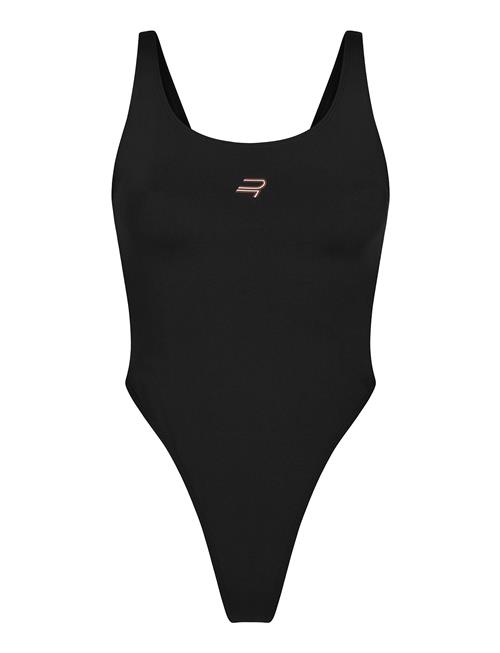 Se Flattering String Bodysuit Röhnisch Black ved Booztlet