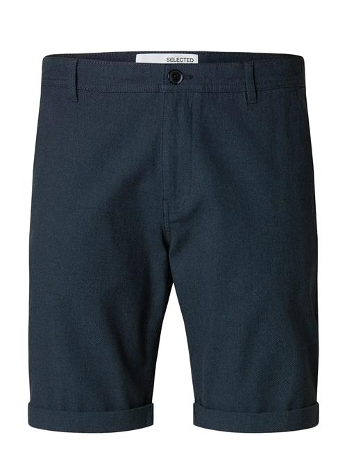 Slhslim-Luton Flex Shorts Noos Selected Navy