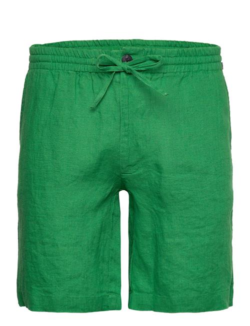 Casual Linen Shorts Lexington Clothing Green