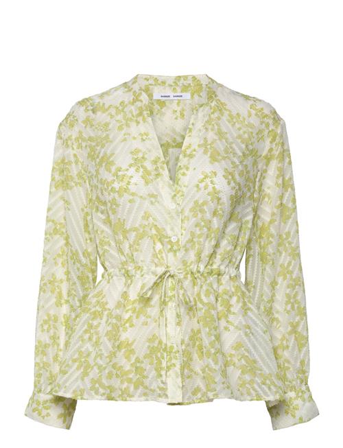 Se Saamelie Blouse 14573 Samsøe Samsøe Green ved Booztlet