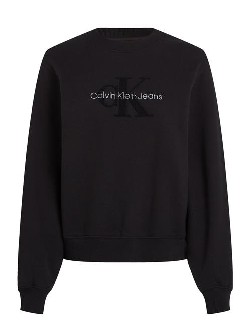 Chenille Monologo Crewneck Calvin Klein Jeans Black