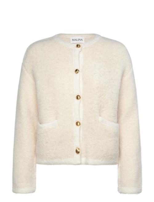 Carly Wool Blend Cardigan Malina Cream