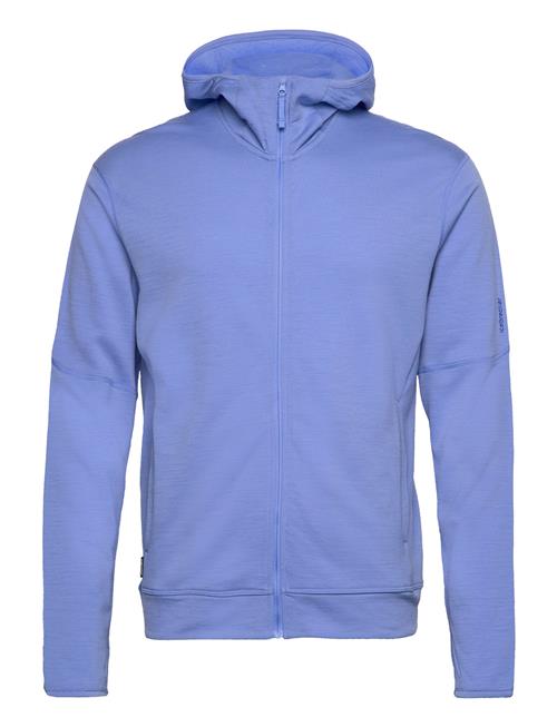 M Mer 360 Realfleece Elem Ls Z Hood Icebreaker Blue