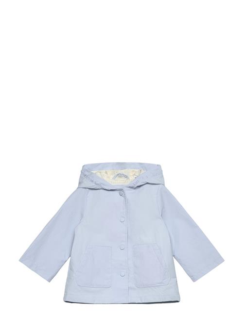 Raincoat Hooded Jacket Mango Blue