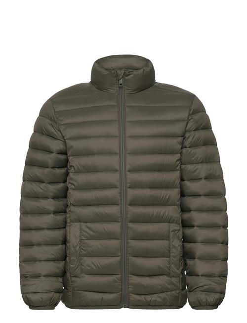 Quilted Jacket Mango Khaki