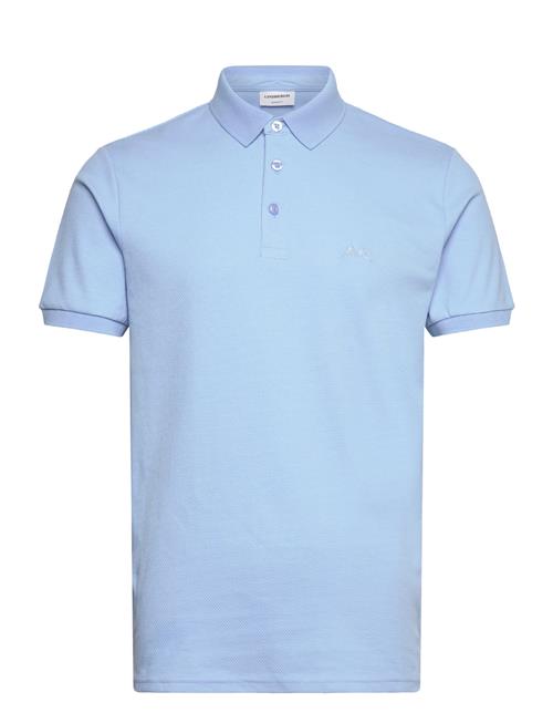 Structured Polo Shirt S/S Lindbergh Blue