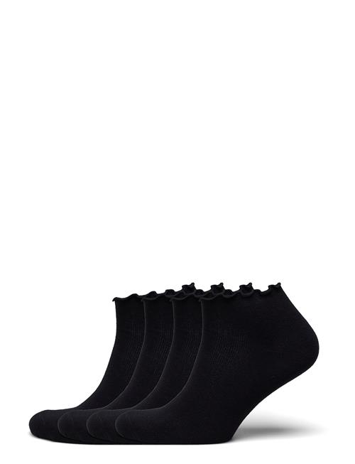 Se Rhatlanta Footie Socks - 4-Pack Rosemunde Black ved Booztlet