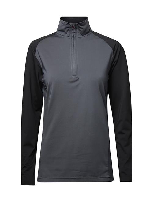 Ladies Zipneck Baselayer BACKTEE Grey