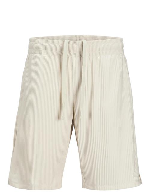 Jack & Jones Jpstkarl Interlude Plisse Shorts Mid Jack & J S Cream