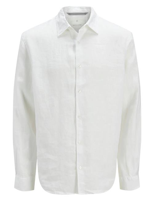 Jack & Jones Jprcclawrence Linen L/S Shirt Sn Jack & J S White