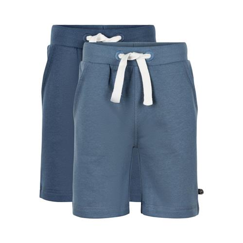 Minymo Basic 53 2-pak Sweatshorts New Navy 122 cm  Blå  122 cm  mand