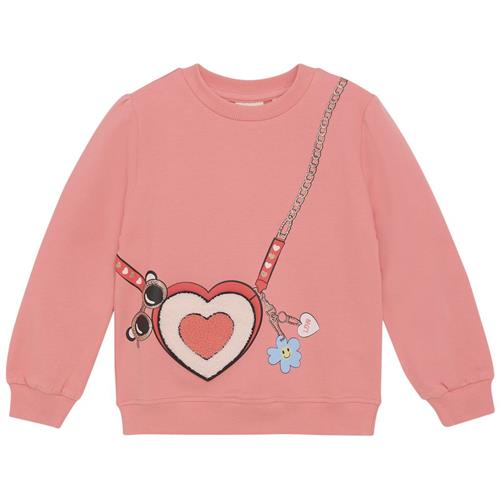 Minymo Sweatshirt Strawberry Ice | Lyserød | 110 cm