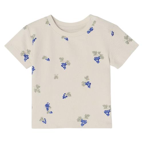 garbo&friends T-shirt I Jersey Grapes Ecru 74/80 cm  Hvid  74/80 cm  Unisex